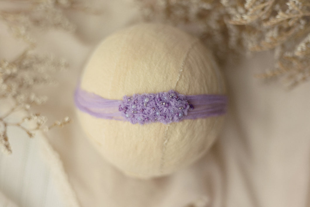 Purple - Bright Violet Signature Beaded Headband