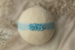 Blue - Aqua Signature Beaded Headband