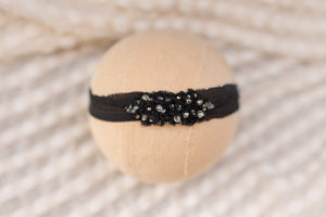 Black - Blacke Beaded Headband